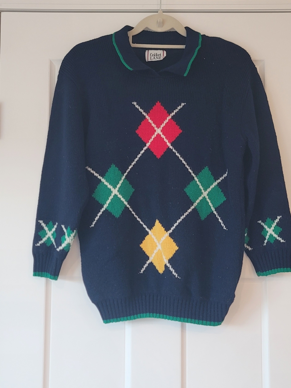 Vintage 1990s Cricket Lane Americana Collection Sweater